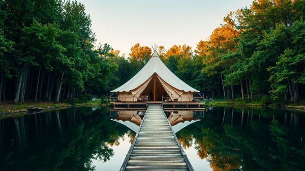 Vivez le camping de luxe : une expérience unique et raffinée