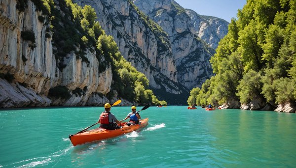 Découvrez les gorges du verdon en canoë kayak : aventure aquatique !